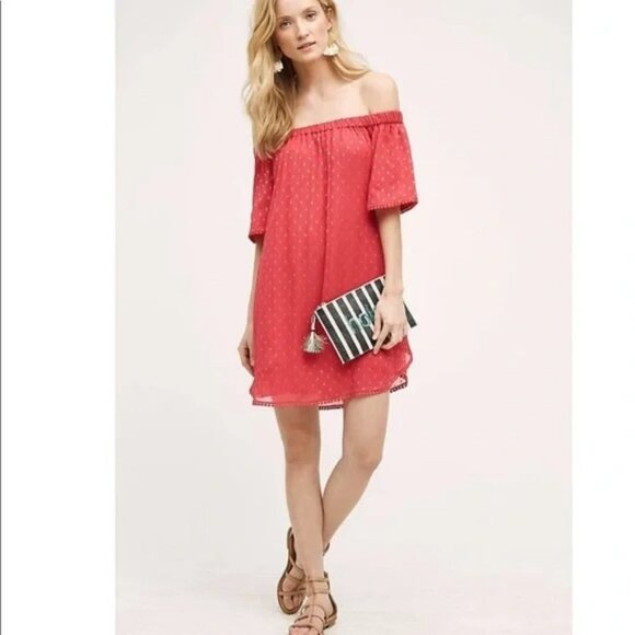 TRYB Andorra Anthropologie Strapless Mini Dress Medium - Picture 2 of 5